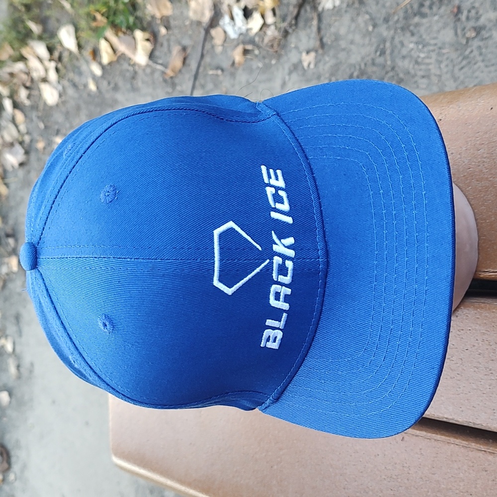 Black Ice Embroidered Logo Baseball Snapback Cap Hat OSFA